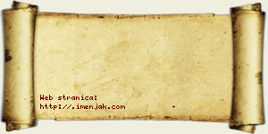 Isidora Nikodijević vizit kartica